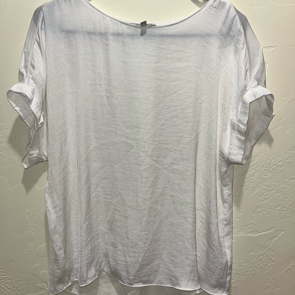 Women's White Casual Top
